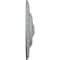 Ekena Millwork Lyon Ceiling Medallion (Fits Canopies up to 3 5/8"), 23 1/2"OD x 3 1/4"P, Primed White CM23LY - alternate 4